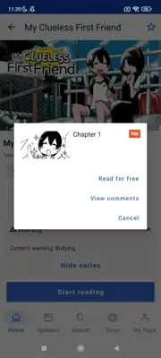 Manga UP! android App screenshot 2